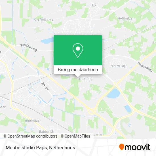 Meubelstudio Paps kaart
