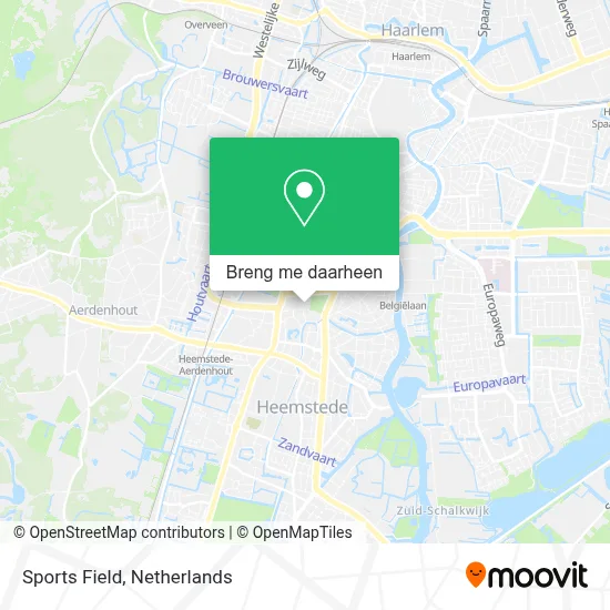 Sports Field kaart