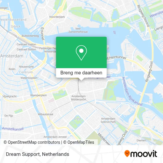 Dream Support kaart