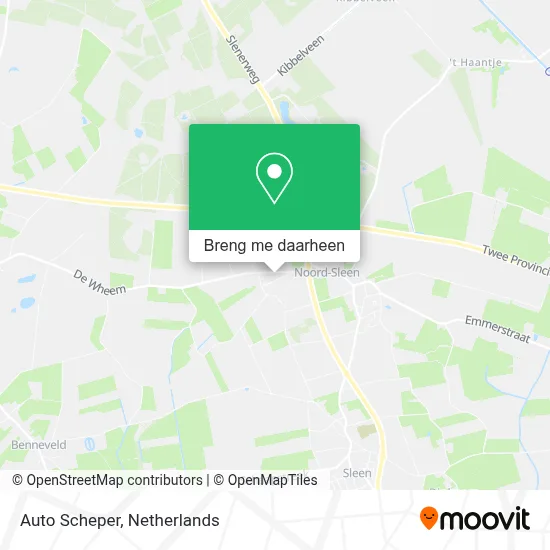 Auto Scheper kaart