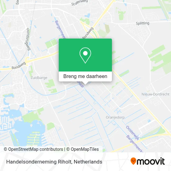 Handelsonderneming Riholt kaart
