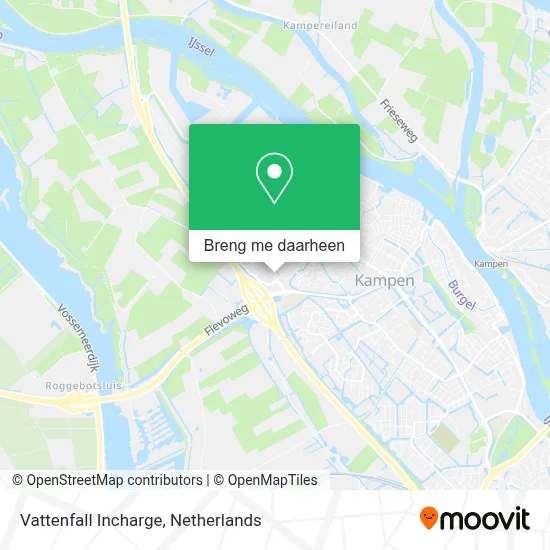 Vattenfall Incharge kaart