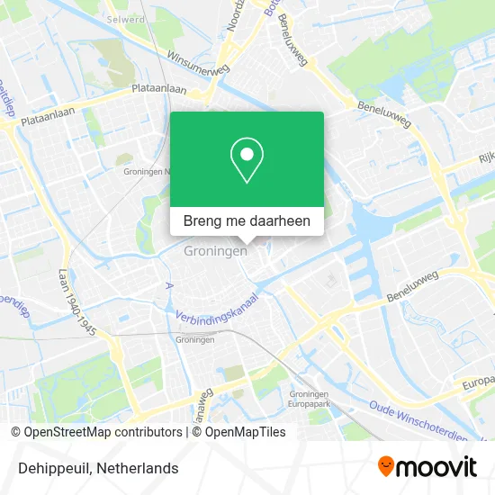 Dehippeuil kaart