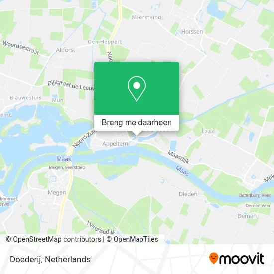 Doederij kaart