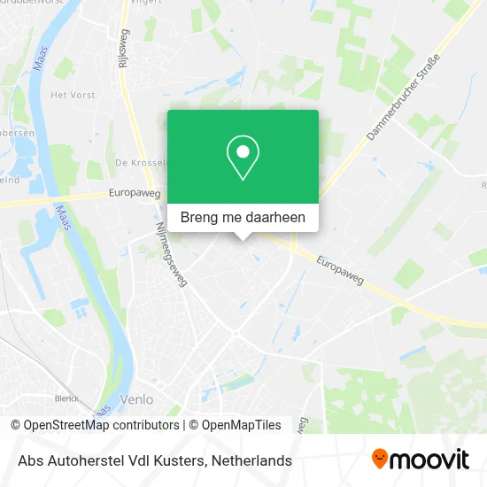 Abs Autoherstel Vdl Kusters kaart