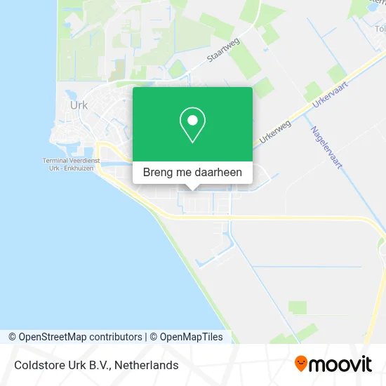 Coldstore Urk B.V. kaart