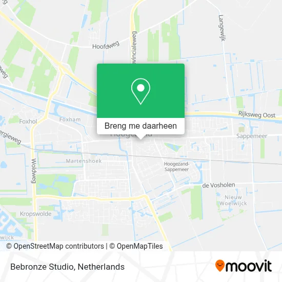 Bebronze Studio kaart