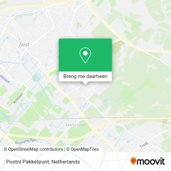 Postnl Pakketpunt kaart