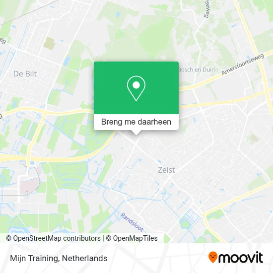 Mijn Training kaart