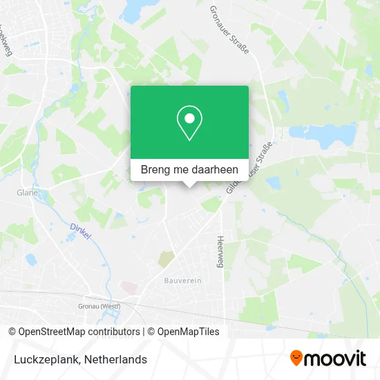 Luckzeplank kaart