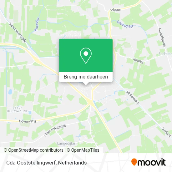 Cda Ooststellingwerf kaart