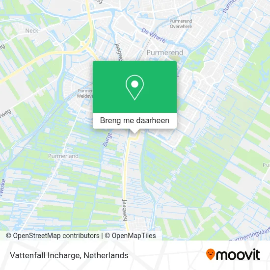 Vattenfall Incharge kaart