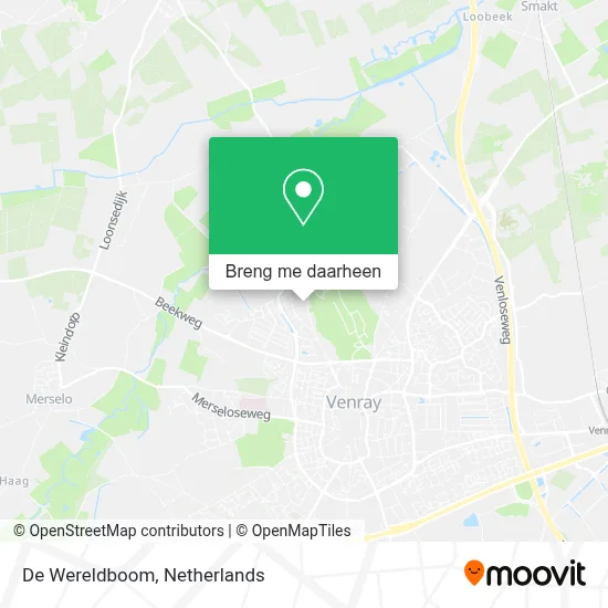 De Wereldboom kaart