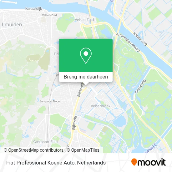 Fiat Professional Koene Auto kaart