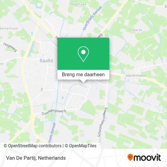 Van De Partij kaart