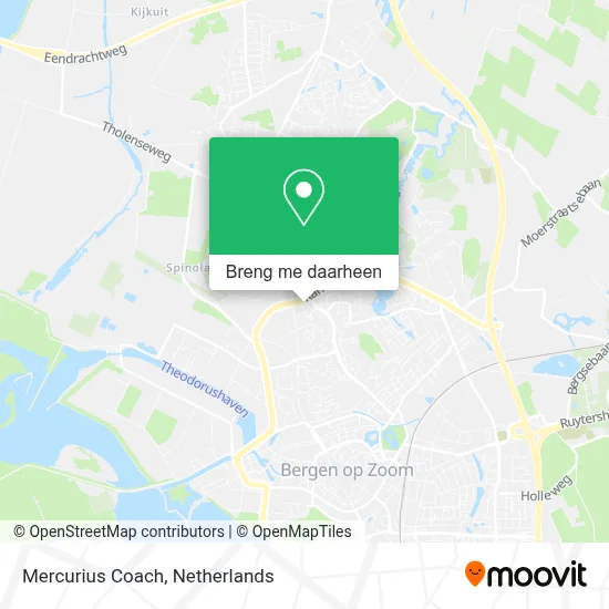 Mercurius Coach kaart
