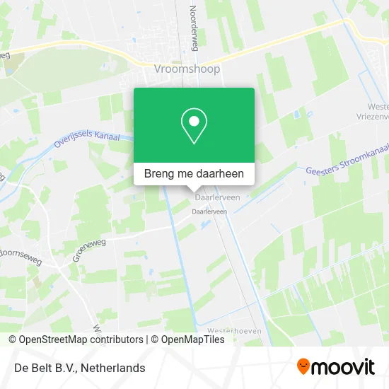 De Belt B.V. kaart