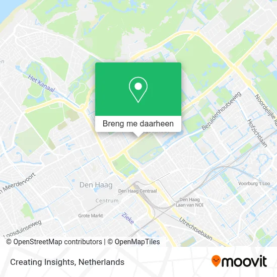 Creating Insights kaart