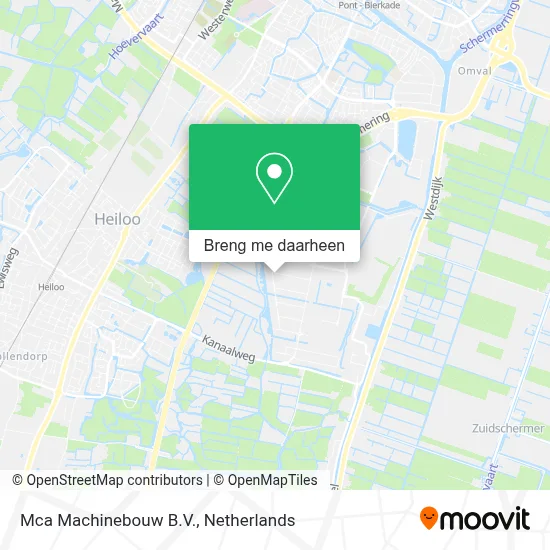 Mca Machinebouw B.V. kaart