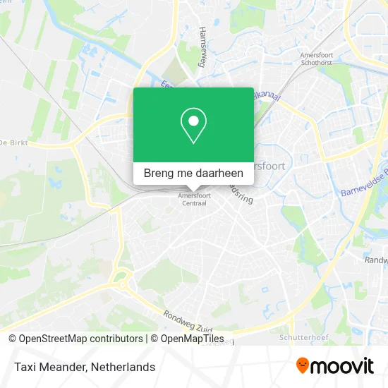 Taxi Meander kaart