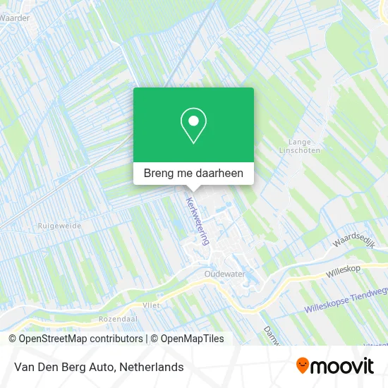 Van Den Berg Auto kaart