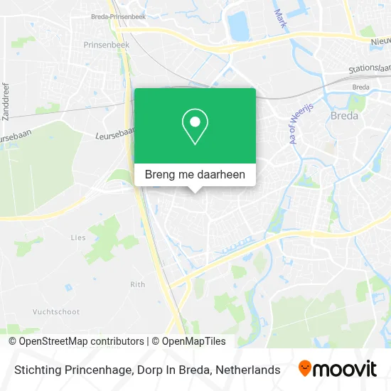 Stichting Princenhage, Dorp In Breda kaart