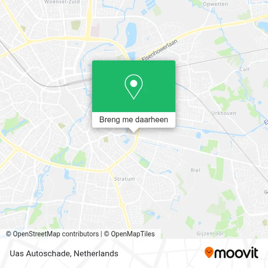 Uas Autoschade kaart