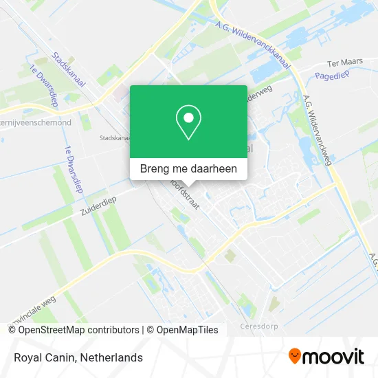 Royal Canin kaart