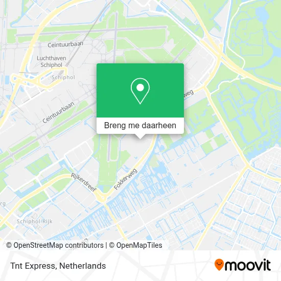 Tnt Express kaart
