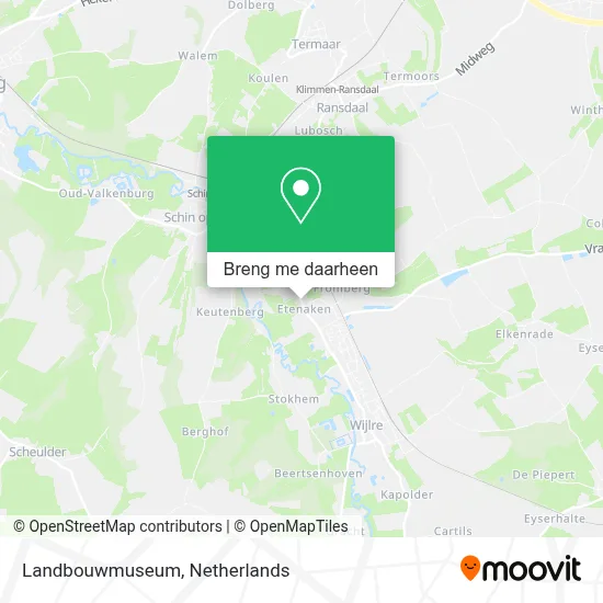 Landbouwmuseum kaart