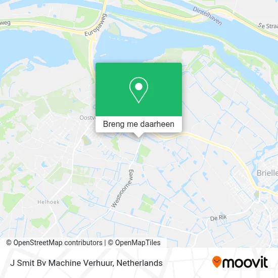 J Smit Bv Machine Verhuur kaart