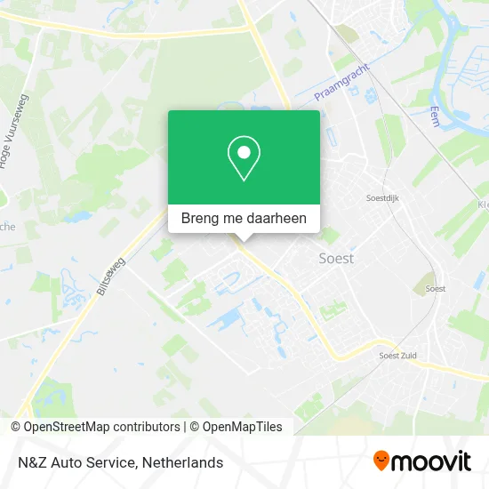 N&Z Auto Service kaart