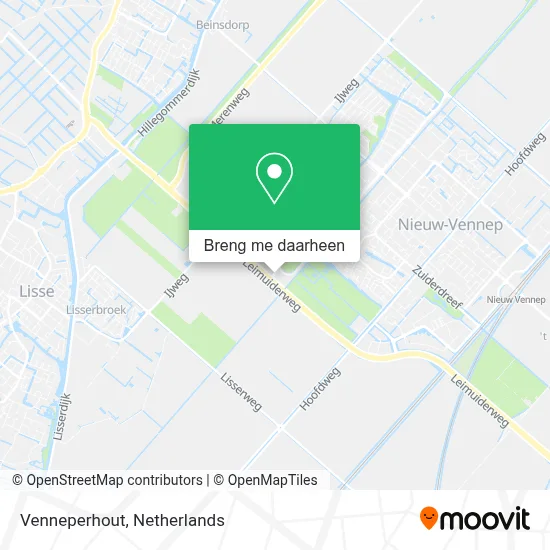 Venneperhout kaart