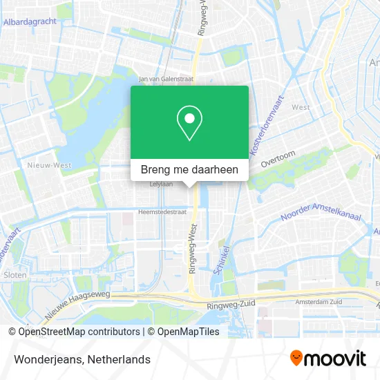 Wonderjeans kaart