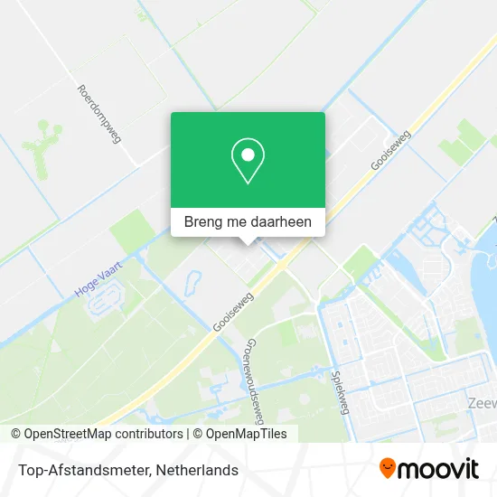 Top-Afstandsmeter kaart