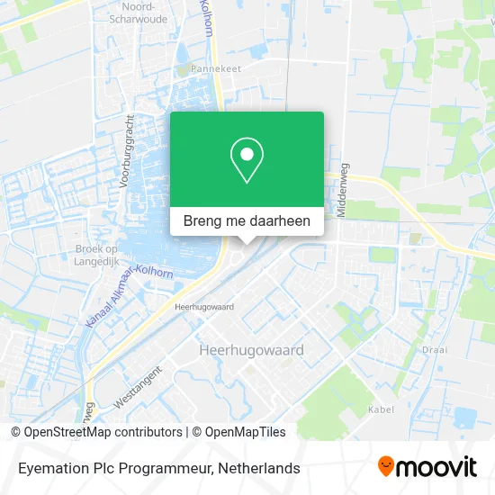 Eyemation Plc Programmeur kaart