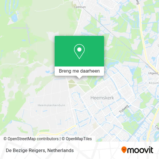 De Bezige Reigers kaart