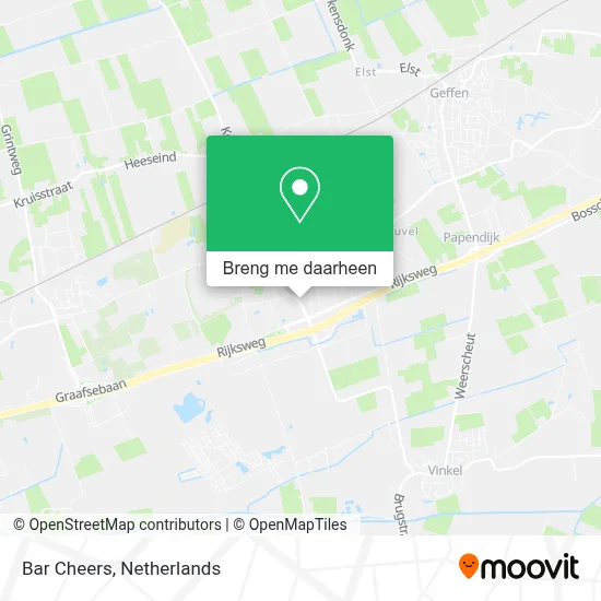 Bar Cheers kaart