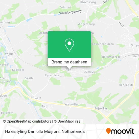 Haarstyling Danielle Muijrers kaart