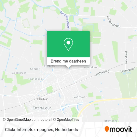 Clickr Internetcampagnes kaart