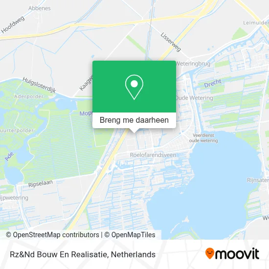 Rz&Nd Bouw En Realisatie kaart