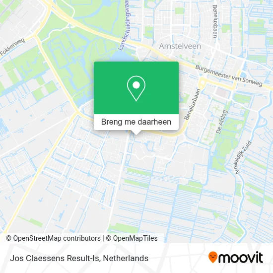 Jos Claessens Result-Is kaart