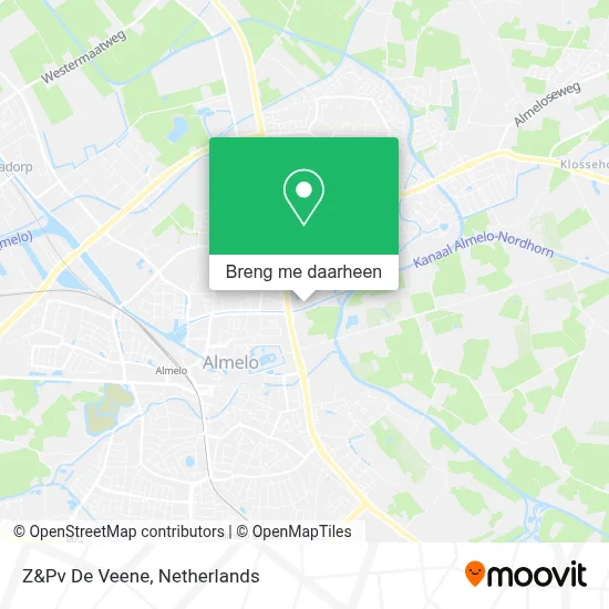 Z&Pv De Veene kaart