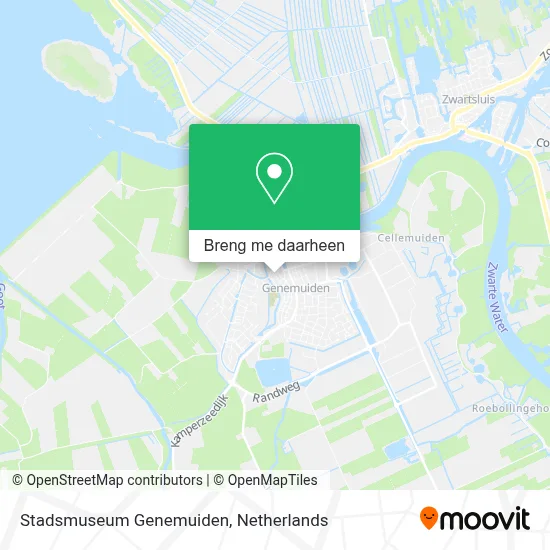 Stadsmuseum Genemuiden kaart