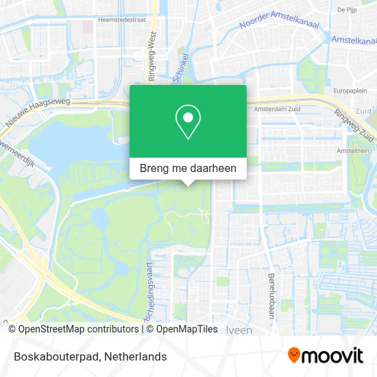 Boskabouterpad kaart