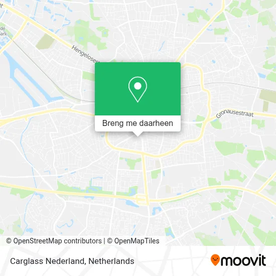 Carglass Nederland kaart
