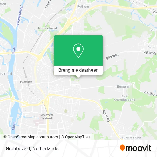 Grubbeveld kaart