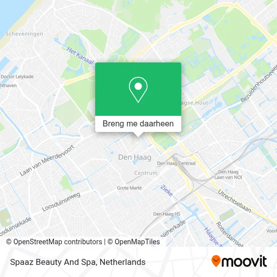 Spaaz Beauty And Spa kaart
