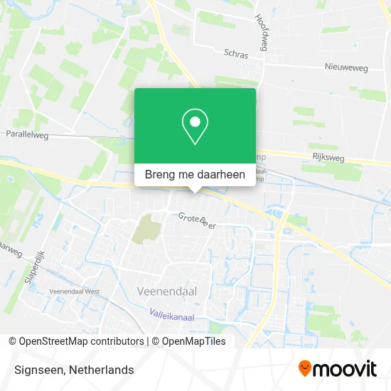 Signseen kaart