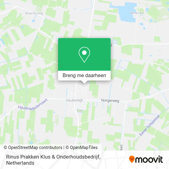 Rinus Prakken Klus & Onderhoudsbedrijf kaart